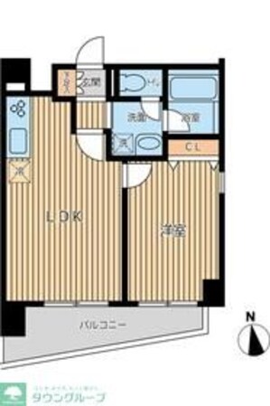 オーキッドレジデンス三ノ輪IIの物件間取画像